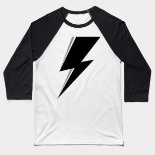 Black and white lighting bolt  - Eyesasdaggers Baseball T-Shirt